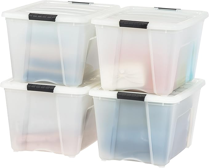 IRIS USA 54 QT Plastic Storage Box by IRISUSA