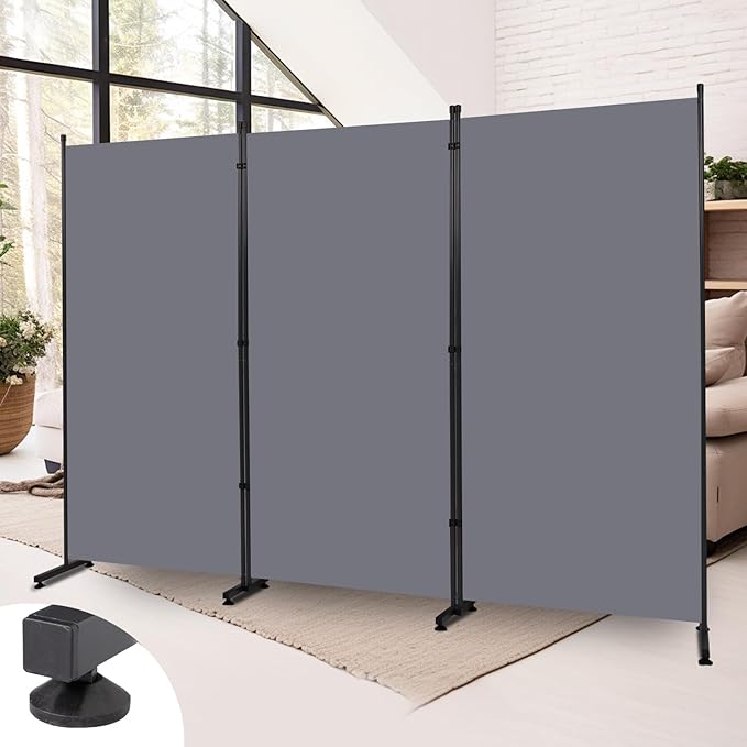 Room Divider 6FT Single Panel Privacy Screen, Portable Room Partitions and by HOMSCREENER