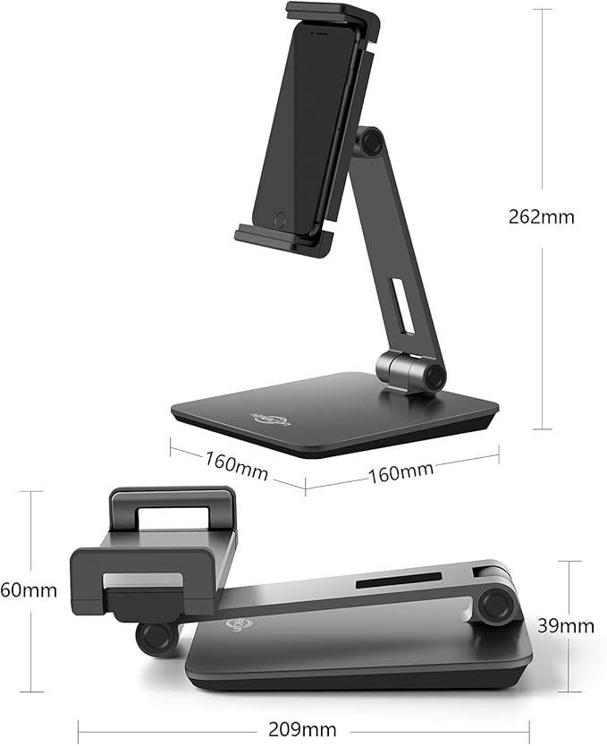 KABCON Tablet Stand, Tightness Adjustable Aluminum Alloy Tablet Stand - Image 4