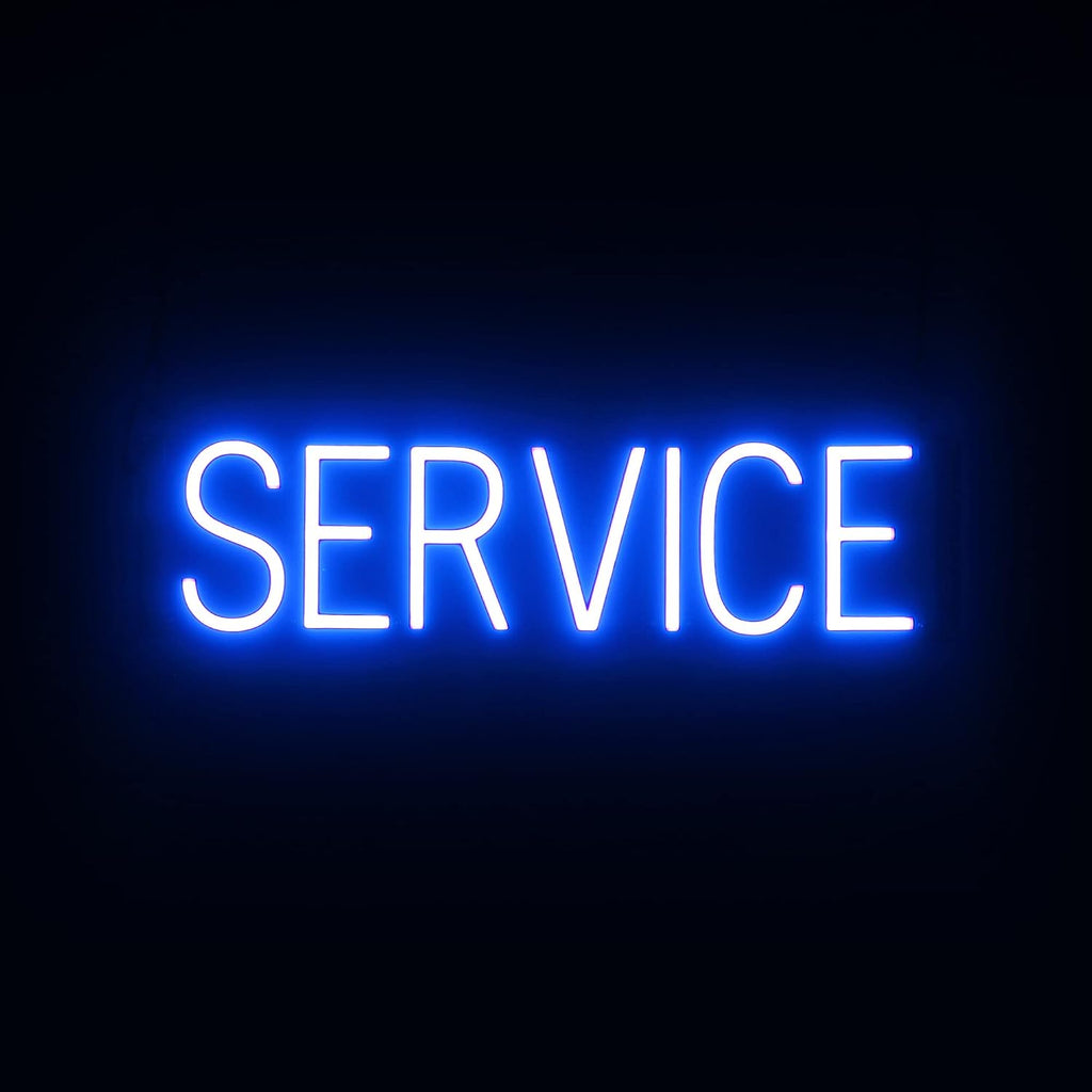 SpellBrite SERVICE Sign | Directional Sign
