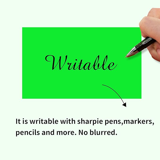 STARLIBOO 3"X5" Rectangle Color Coding Labels, Removable Square Label Inventory - Image 4