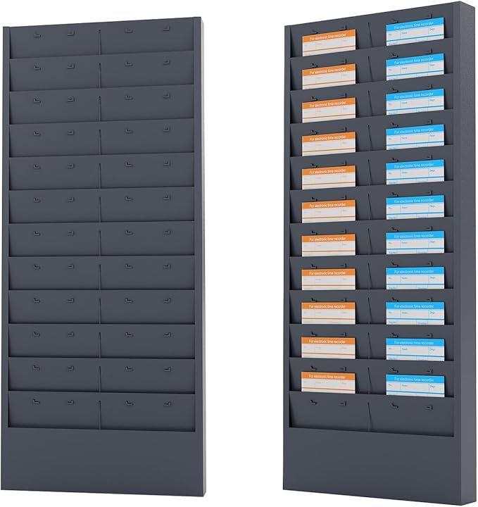 OSKIE Professional Wall-Mount Job Ticket Rack, Document Organizer 11 or 22 by Unknown