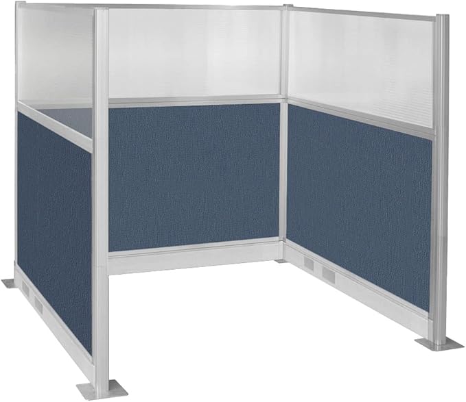 Versare Pre-Configured Hush Panel Electric Cubicle | Workstation Divider Walls by VERSARE