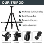 AROIC 17-66 Inch Art Easel Stand, Sturdy Aluminum Tripod - Image 4