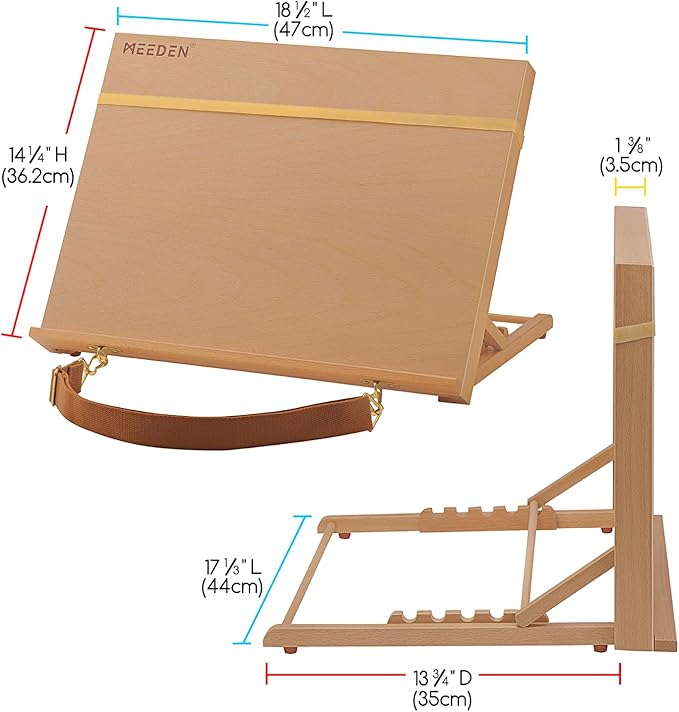 MEEDEN A3 Wooden Tabletop Easel - Image 2