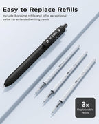 STAGEEK Black Gel Pens, Quick Dry Black Ink Pens - Image 2