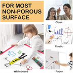 Shuttle Art Magnetic Whiteboard Markers, 20 Pieces Fine Tip and Eraser - Image 5