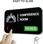 ANIWEY Acrylic Office Meeting Room Door Sign, 8.8 x 5.1 inches.Conference Room - Image 2
