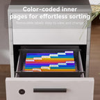 ThinkTex Plastic Expanding Hanging File Folders, 12 Accordion Pockets, Large - Image 3