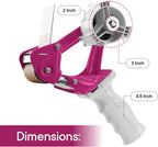 TAPEWELL Heavy Duty Metal Frame 2 Inch Wide Packing Tape Dispenser Gun - Image 2