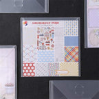 10PCS Large Stamp & Dies Storage Pockets Transparent Plastic Seal Bags Storage - Image 7