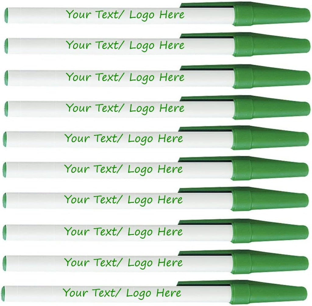 Personalized Stick Pens With your Custom Logo or Text-500 Pack Bulk-for