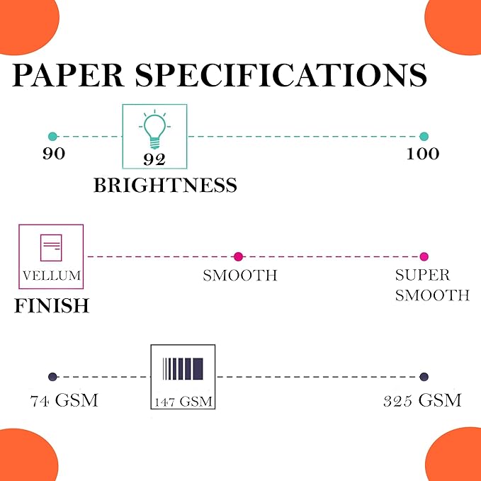 Print It - Vellum Bristol Colored Cardstock Cover Paper, 67 Lb, 8.5" X 11” - Image 3