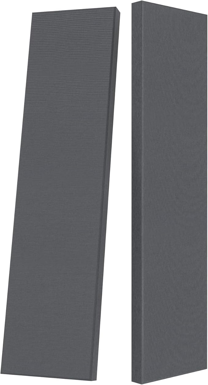 2” Thick Acoustic Panels with Hanging Brackets to the Wall, Medium Grey by UMIACOUSTIC