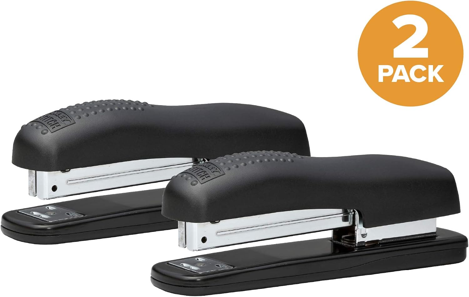 Bostitch Office Ergonomic 20 Sheet Desktop Stapler, Black, 24-Pack
