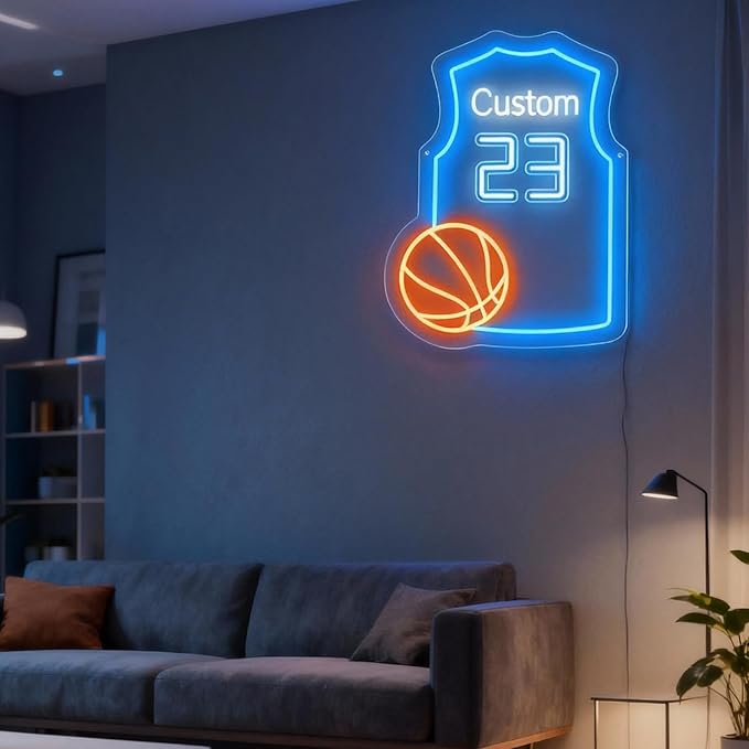 Custom Basketball Jersey Neon Signs - Image 3