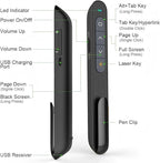 Norwii N76 Rechargeable Presentation clicker, Long Range Presentation Remote - Image 7