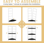 JANUS LiANG 3-Tier Corner Bathroom Organizer Countertop - Image 7