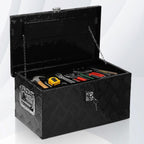 30 inch aluminum truck tool box lockable, 30", side view