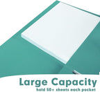 Two Pocket Folders, RAZCC 50 Pack 2 Pocket Folders Fit Letter Size Paper - Image 5