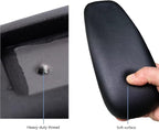 CHAHEKAI Office Chair Arm Replacement, PU Armrest Arm Pads Caps, Univeral 4" - Image 3