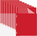 Teling 48 Pcs Clear Front Report Covers