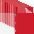 Teling 48 Pcs Clear Front Report Covers by Teling