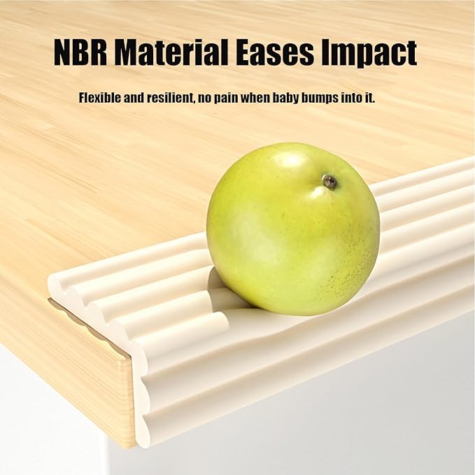 Soft Extra-Wide Edge Protector for Baby, 16.4ft Baby Proofing Edge Guards - Image 3