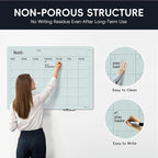 Magnetic Glass Monthly Calendar Whiteboard - Image 3