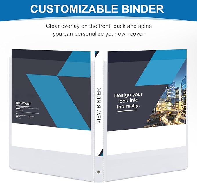 1/2 Inch 3-Ring Binder, 0.5-inch Round Ring Binder - Image 5