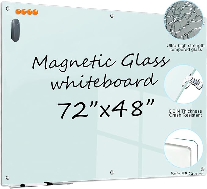 Large Glass Dry Erase Board - Image 3