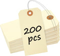 Uniclife 200 Pcs Manila Tags Blank Shipping Tags by UnicLife