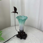 Bieye LS08 Lily Flower Blown Glass Lampshade - Image 5