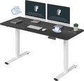 FLEXISPOT E6 3-Stage Dual Motor 60 x 24 Electric Standing Desk Sit Stand Up Desk