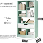 IOTXY Wooden Open Shelf Bookcase - Image 3