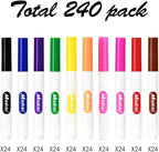 Madisi Washable Markers, Broad Line Markers, Classroom Bulk Pack - Image 2