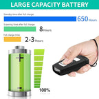 Mini 2D Portable Handheld Bluetooth Barcode Scanner Wireless 2.4G & USB Wired - Image 9