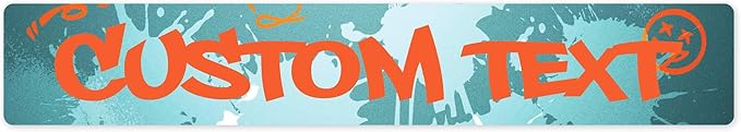 Custom Sign, Custom Street Sign, 11 Font Colors, 13 Font Styles, 4 Hole Options by MySignCenter