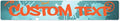 Custom Sign, Custom Street Sign, 11 Font Colors, 13 Font Styles, 4 Hole Options by MySignCenter