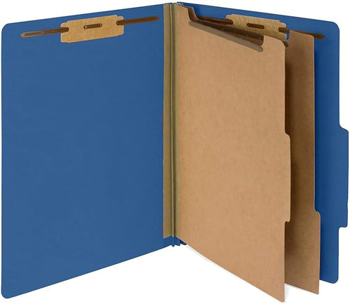 10 Blue Classification Folders by BlueSummitSupplies