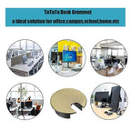 TuTuYa 4PCS Desk Grommet, Bronze Desk Grommet 1-3/8 Inch Desk Cable Grommet - Image 4