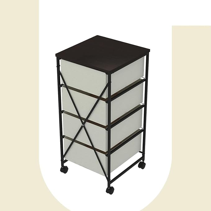 CASUNER Small Cabinet with Drawers Rolling 4 Drawer Mobile File Cabinet - Image 5