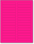 NextDayLabels - 8-1/2 x 11 Neon Color High Light Fluorescent Labels by NextDayLabels