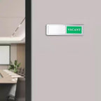 Meeting in Progress or Vacant Door Sign, Sliding Status Indicator Sign - Image 6