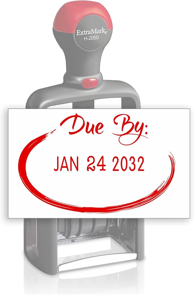 Heavy Duty Style Office Date Stamp by ExtraMark