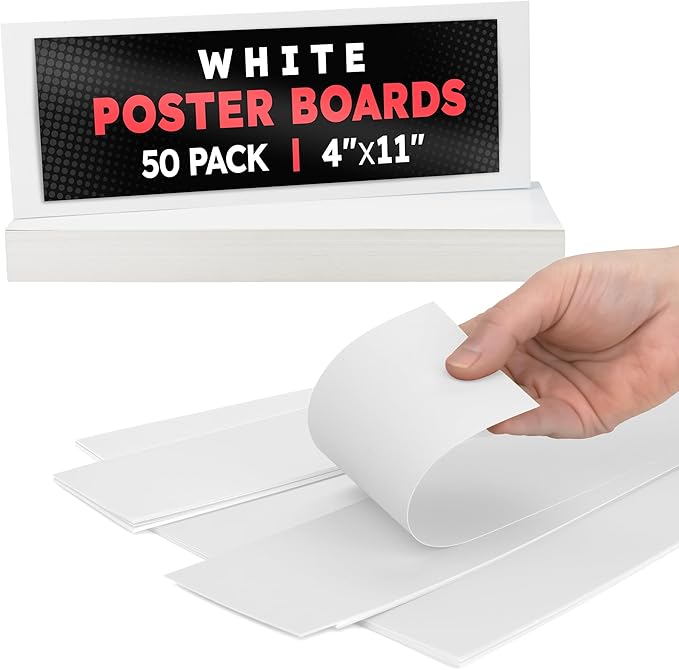 Hygloss Small Poster Board 4x11 by HyglossProductsInc
