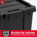 iris usa 6-pack 20 gal heavy duty lockable on a desk or shelf