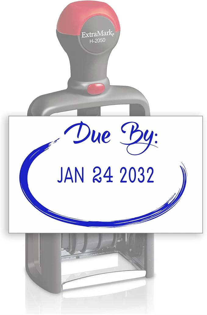 Heavy Duty Style Office Date Stamp by ExtraMark