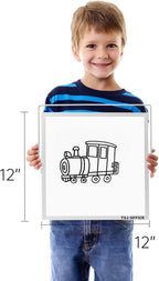 Small Magnetic Desktop White Board – 12 x 12 inches Mini Portable Dry Erase - Image 3