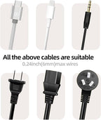 ITUGOU 11PCS Cable Management Cord Holder Organizer, Magnetic Cable Clips - Image 9